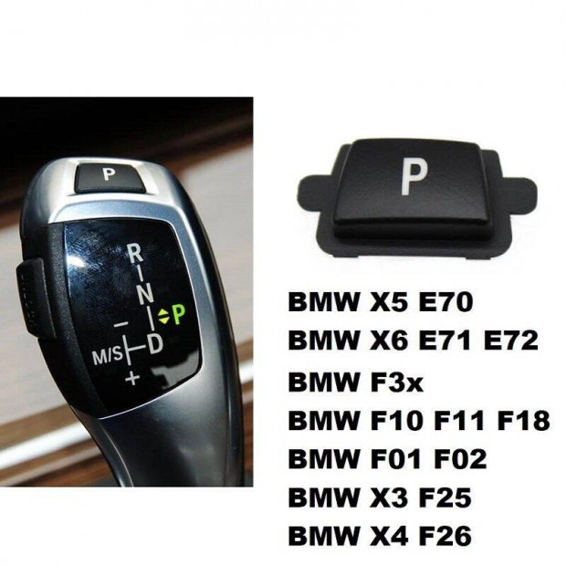 BMW X5 X6 (E70/E71) s F szria Automata vltkar P gomb Fekete
