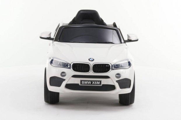 BMW X6M 12V fehér 1 személyes elektromos kisautó - Akciós!
