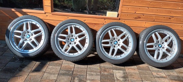 BMW Z4 18"kétszéles gyári hibátlan felni 70 % -os bridgestone gumikkal
