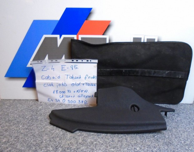 BMW Z4 (E85) cabri takar fedl (csak a jobb oldali)