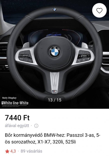 BMW br kormnyvd elad 