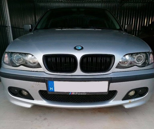 BMW e46 face sedan/touring vese htrcs dupla plcs matt fekete