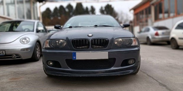 BMW e46 preface coupe/cabrio vese htrcs 2x5 dupla plca lakk fekete