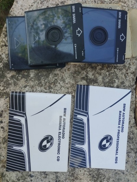 BMW gyári rádió használati útmutató+cartridge