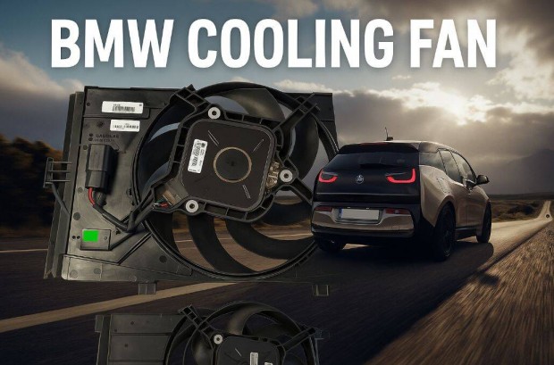 BMW i3 elektromos hűtőventilátor egység, csz 864194802