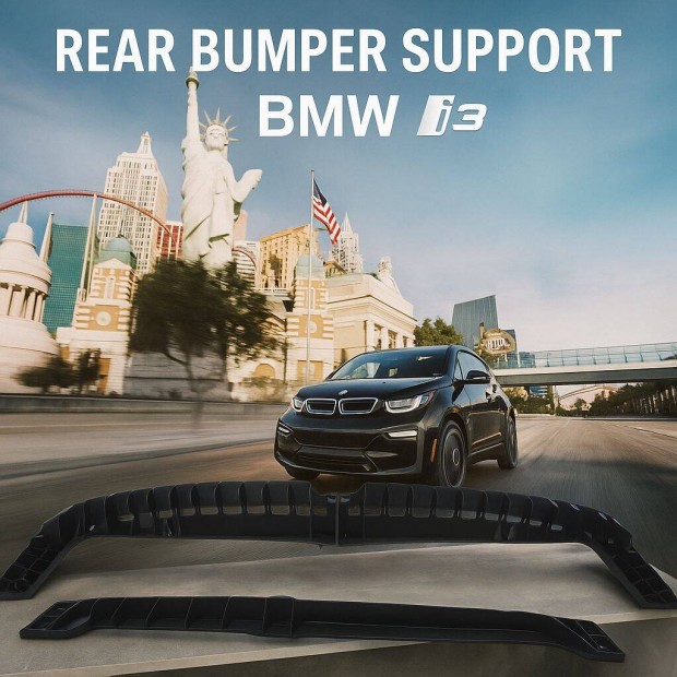 BMW i3 hátsó lökhárító középső tartókonzol, abszorber 51127296779