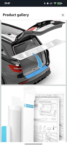 BMW i3 lökhárító védő fólia
