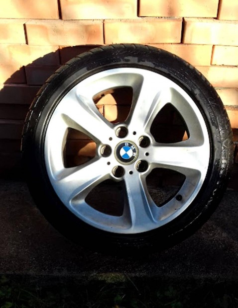 BMW könnyűfém felni 4 db 5 küllős 17 collos gyári sorszámozott, eladó!