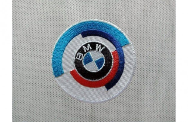BMW logó szövet vasalható felvarrható embléma