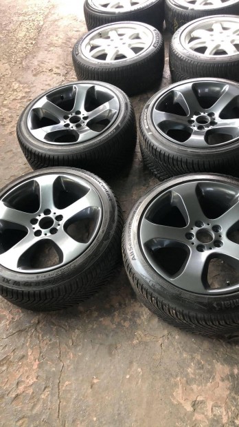 BMW style 132 2 széles felni szett új négyévszskos gumikkal