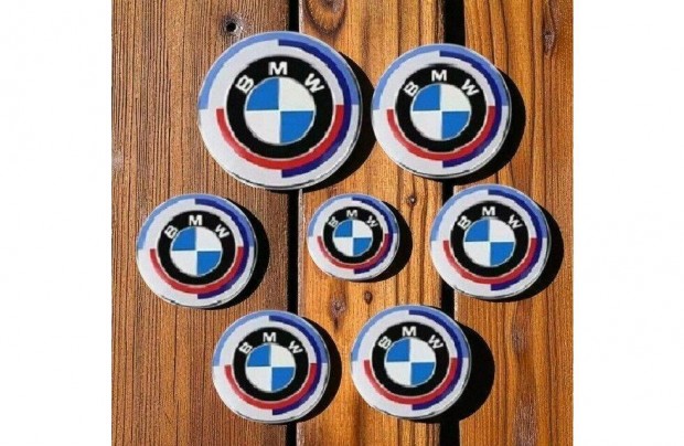 BMW teljes 50. vfordul szett emblma log (7db/szett)
