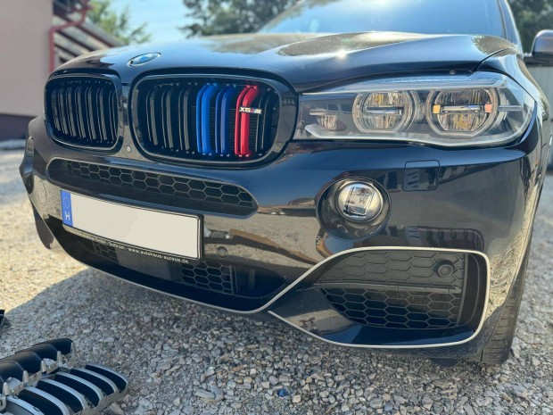 BMW x5 x6 ( F15 F16 ) vese htrcs lakk fekete dupla plcs /M