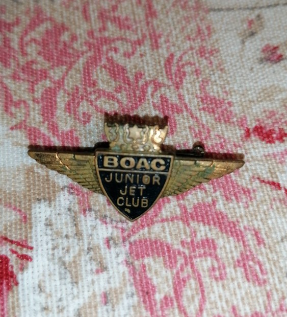 BOAC Airline Junior Jet Club jelvny