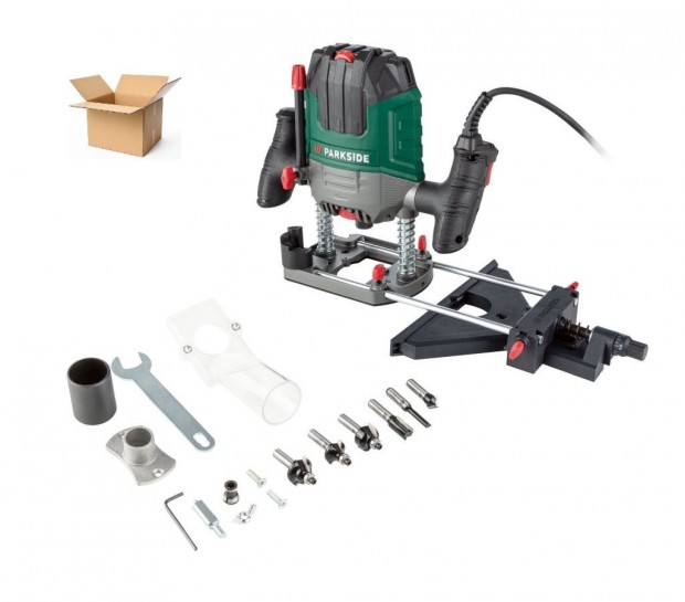 BONTOTT ParkSide POF 1200 D3 / E4 elektromos 1200W felsőmaró, felsőma