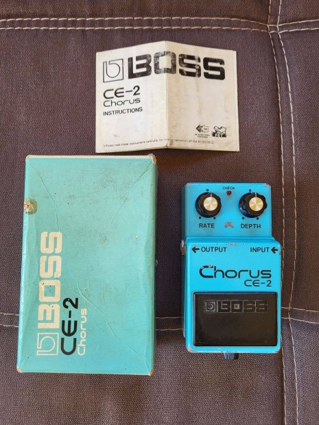 BOSS CE-2 Black Label effekt gitr pedl