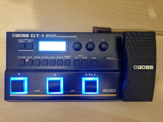 BOSS GT-1 Gitr multieffekt effekt processzor usb kls hangkrtya