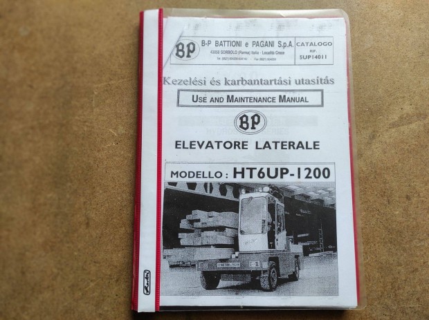 BP. HT6UP targonca kezel�si utas�t�s