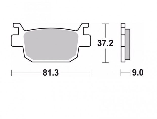 BREMBO utcai szinterezett fém fékbetétek - 07GR93SP