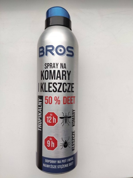 BROS 50% Deet tartalm sznyog- s kullancsriaszt aeroszol *Hasznlt