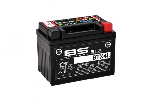 BS Battery SLA BTX4L 12V - 3Ah akkumultor