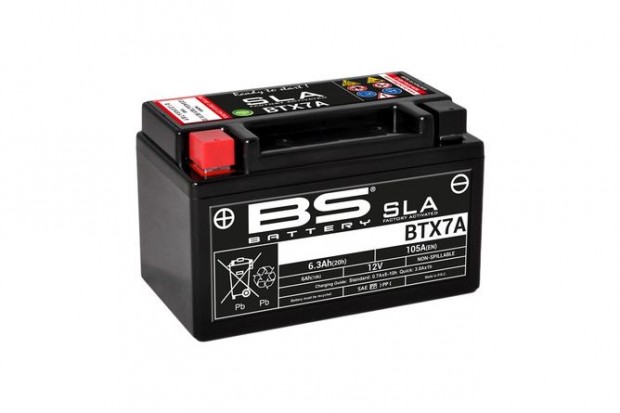 BS akkumultor SLA BTX7A 12V - 6,3Ah