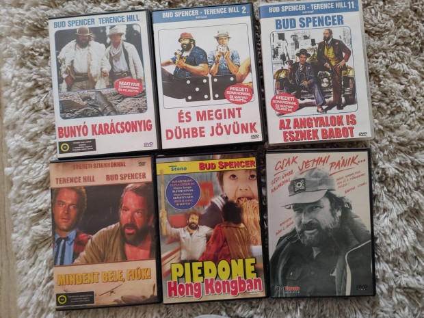 BUD Spencer DVD filmek 1500Ft/db