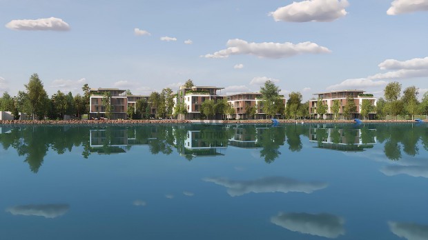 B-2-3   Balatonszemes legszebb, exkluz�v v�zparti lak�parkja magas min