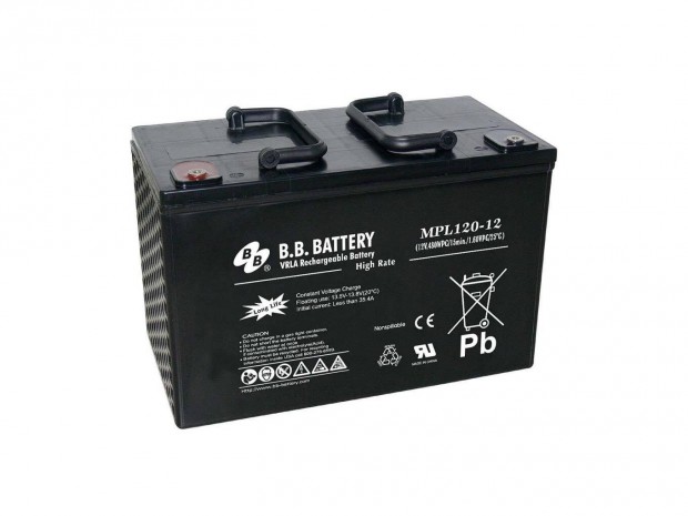 B.B. Battery 12V 120Ah Zsels akkumultor MPL120-12