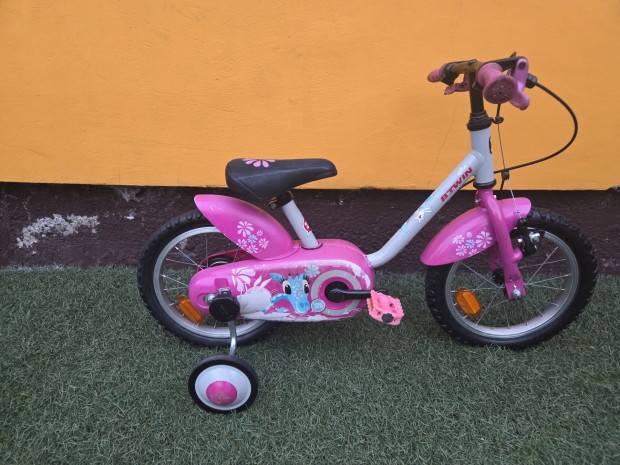 B'Twin btwin B Twin 14" Gira típusú szép állapotú gyerekbicikli tanuló