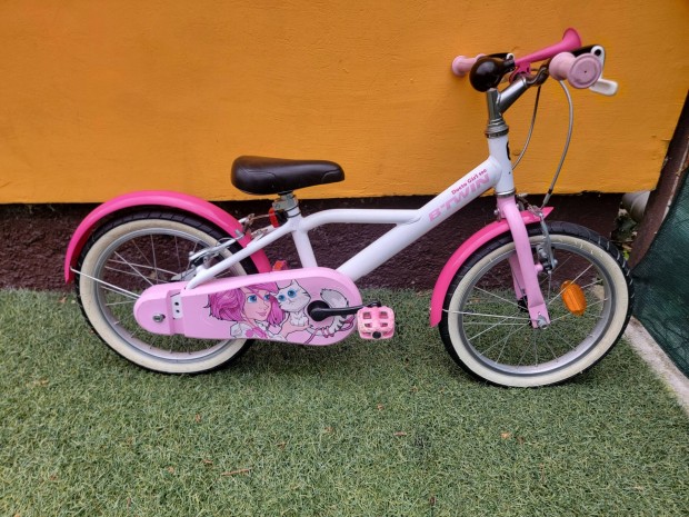 B'Twin btwin B Twin Decathlonos Docto Girl 500 gyerekbicikli 16" kerék