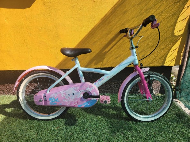 B'Twin btwin B Twin Decathlonos Princess 16" gyerekbicikli babaszállít