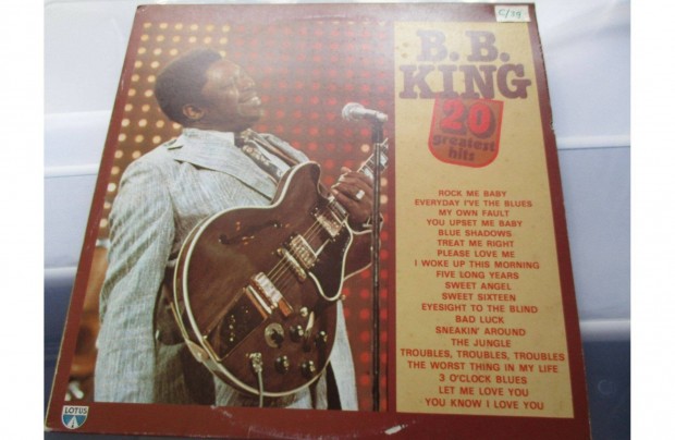 B. B. King bakelit hanglemez elad