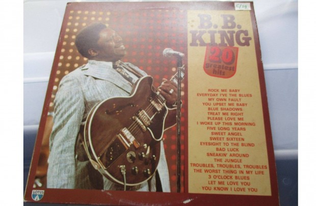 B. B. King bakelit hanglemez eladó