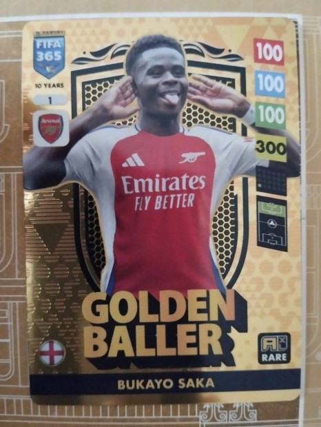 B. Saka (Arsenal) FIFA 365 2025 Golden Baller Top Master focis krtya