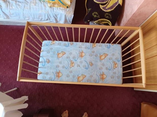 Baba ágy / kiságy 60x120 matraccal