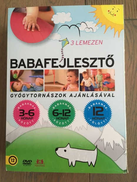 Babafejleszt jtkos torna DVD (dobozban 3 lemez) elad