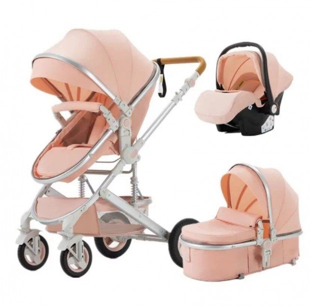 Babakocsi, 3-in-1 kialakítás+ajándék