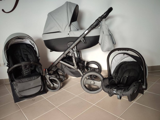 Babakocsi - Berry Baby Sojan Kuga 3IN1 - Grey