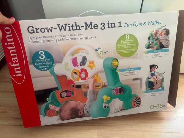 Babatornztat - Grow-With-Me 3 In 1 Fun Gym & Walker
