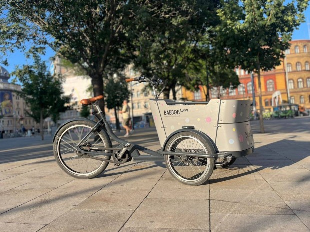 Babboe Curve Mountain elektromos cargo bike teherbicikli teherkerékpár