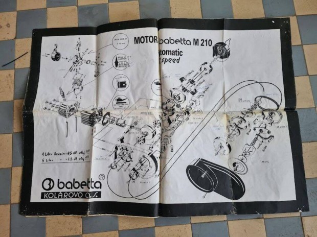 Babetta 210 Robbantott bra