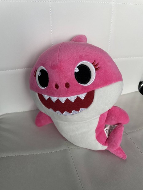 Baby Shark plüss figura (zenélő/éneklő)
