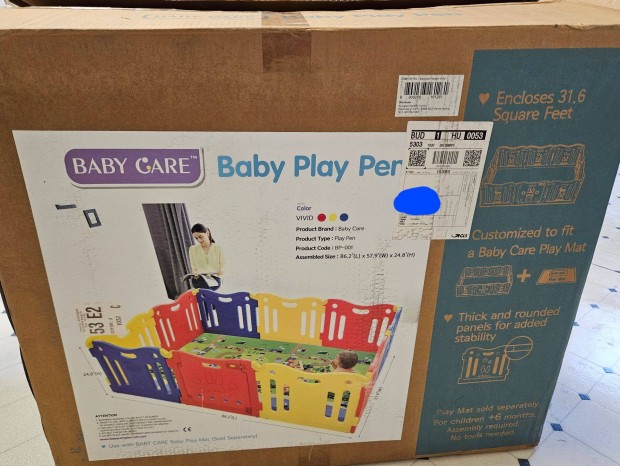 Baby care óriás babakarám 63 cm magas