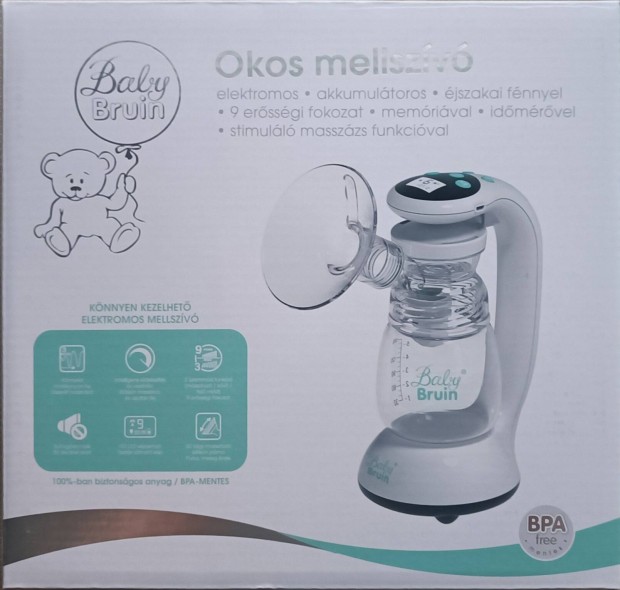 Babybruin elektromos okos mellszv akkumultorral