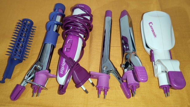 Babyliss hajformz szett, 7 klnbz cserlhet fejjel s tskval