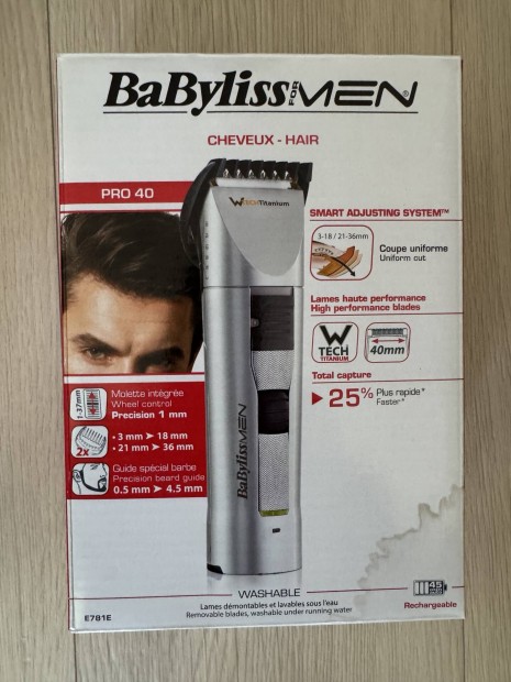 Babyliss hajvágó szakállvágó borotva, új