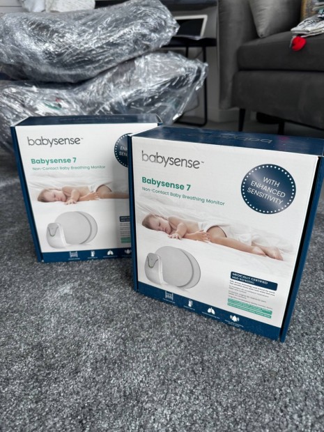 Babysense 7 légzésfigyelő 2 szenzorpaddal - 2 termék, bontatlan csomag
