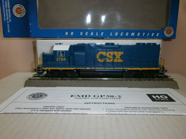 Bachmann 61714 -Csx - GP 38-2 - Usa dizel mozdony - H0