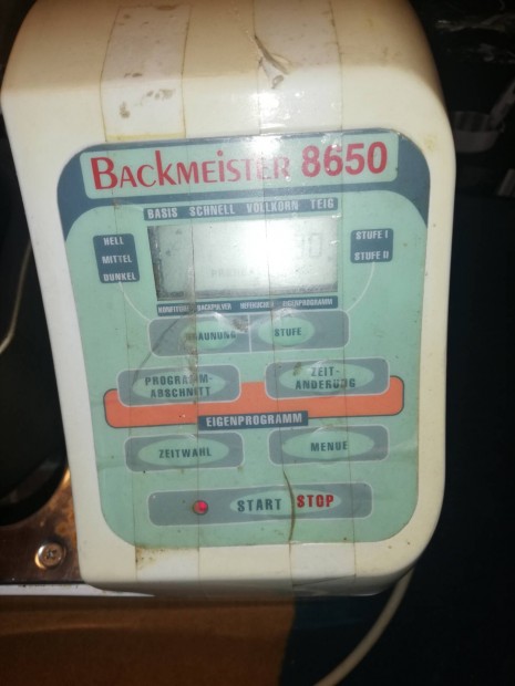 Backmeister 8650 kenyrstgp