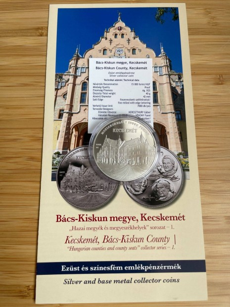 Bcs-Kiskun megye, Kecskemt 15000 forint ezst emlkrme